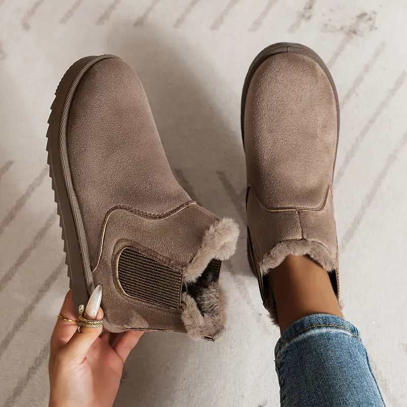 Valencia Plush Lined  Ankle Boots