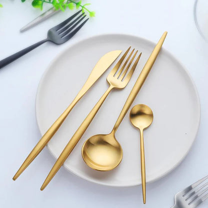 European Minimalist Flatware Set