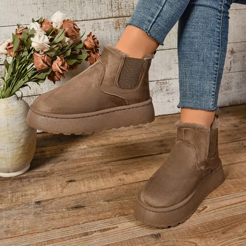 Valencia Plush Lined  Ankle Boots