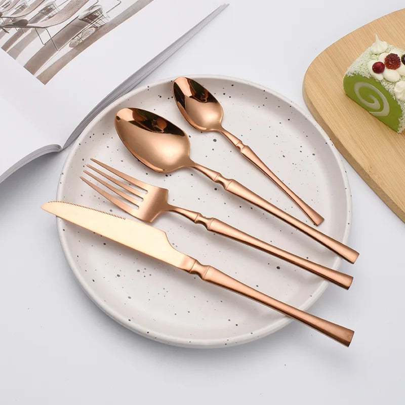 Minimalist Black Flatware Set