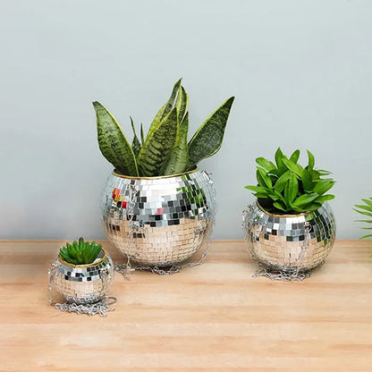 Disco Groove Flower Pot