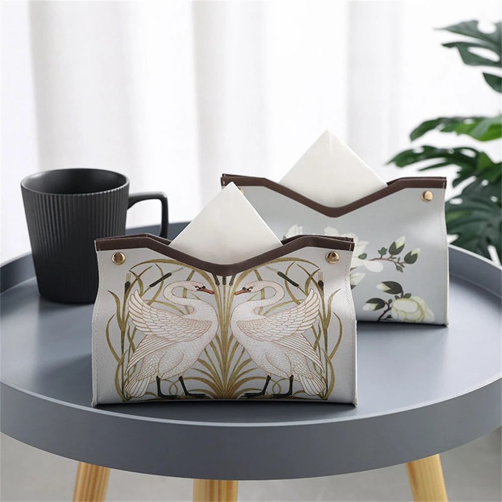 Floral Tissue Box