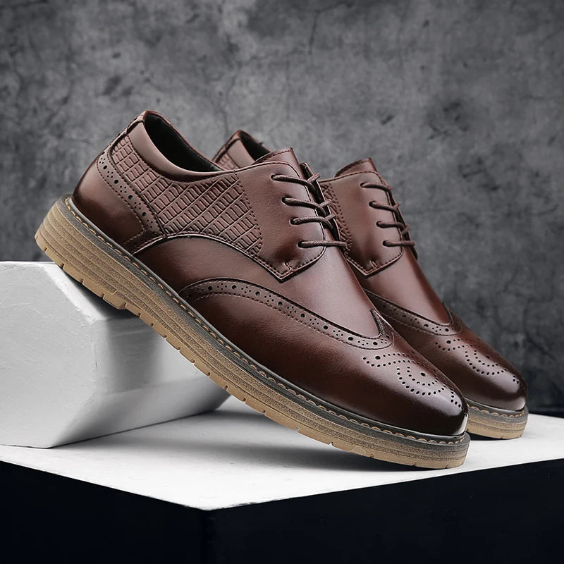 Santucci Oxford Genuine Leather Shoes