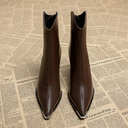 Valentina Chrome Tip Chelsea Boot