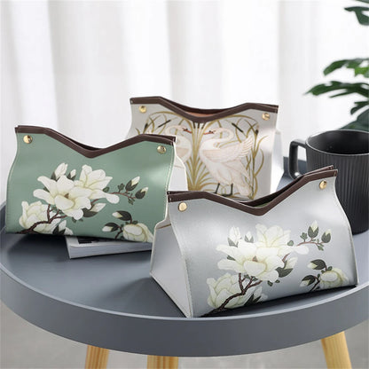 Floral Tissue Box