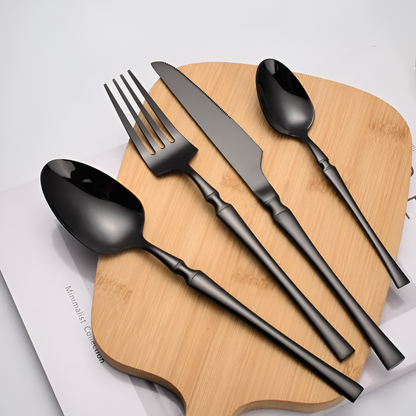 Minimalist Black Flatware Set