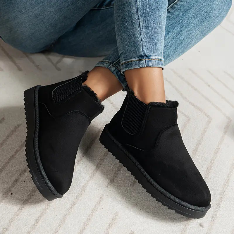 Valencia Plush Lined  Ankle Boots